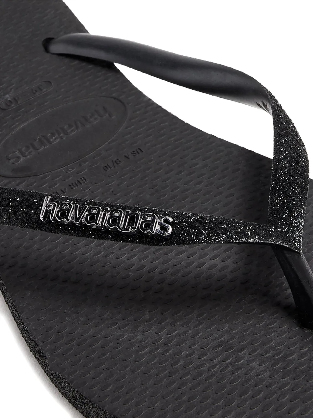 Havaianas Slim Sparkle Ii Flip-flops In Black
