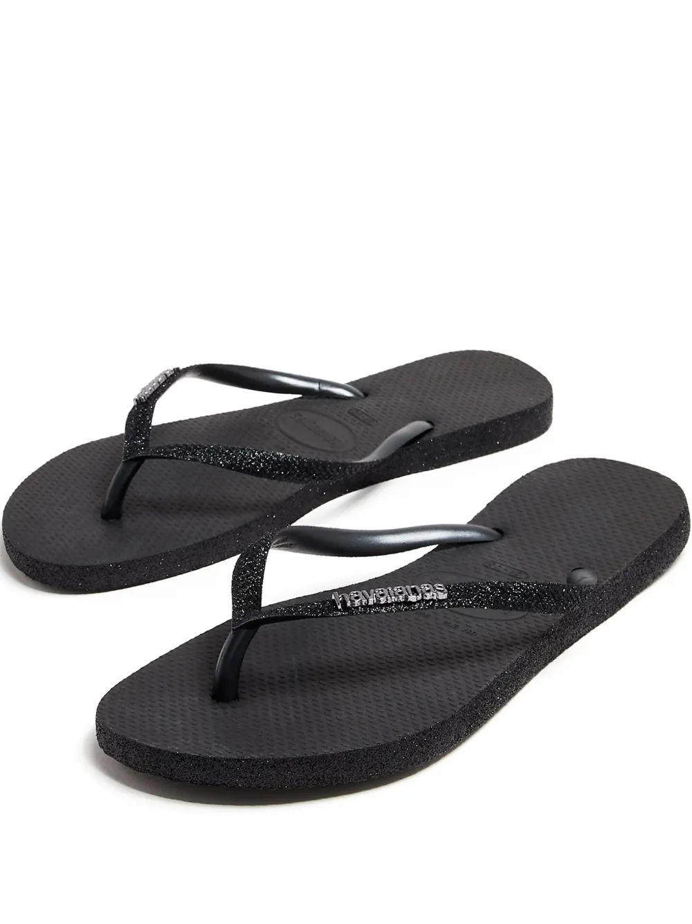 Havaianas Slim Sparkle II flip-flops | Black | Image 1