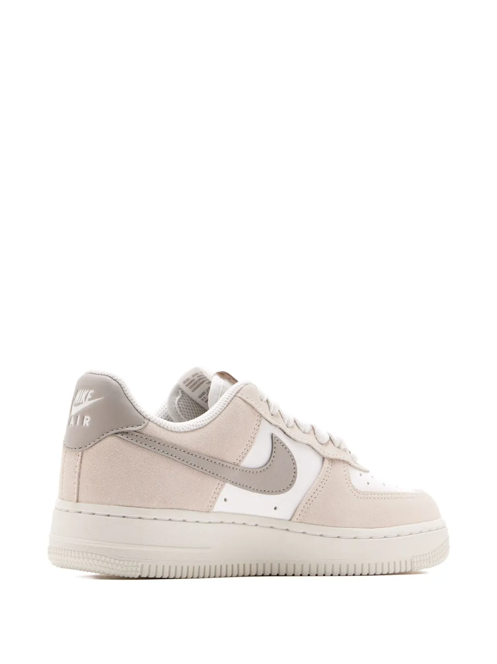 Nike Air Force 1 Suede-panel Sneakers In White