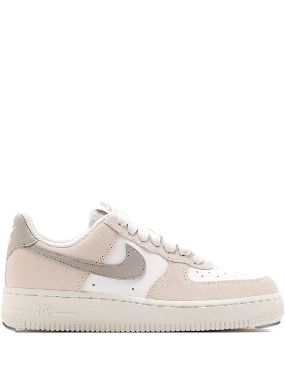 Nike Air Force 1 Suede-panel Sneakers In White