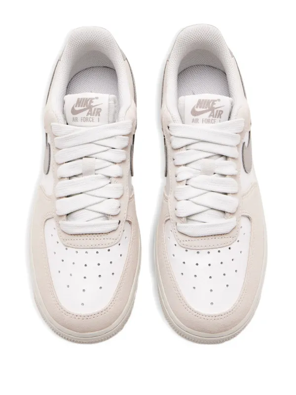 Nike Footwear Air Force White Suede Men's Shoes Nike Air Force ´07
