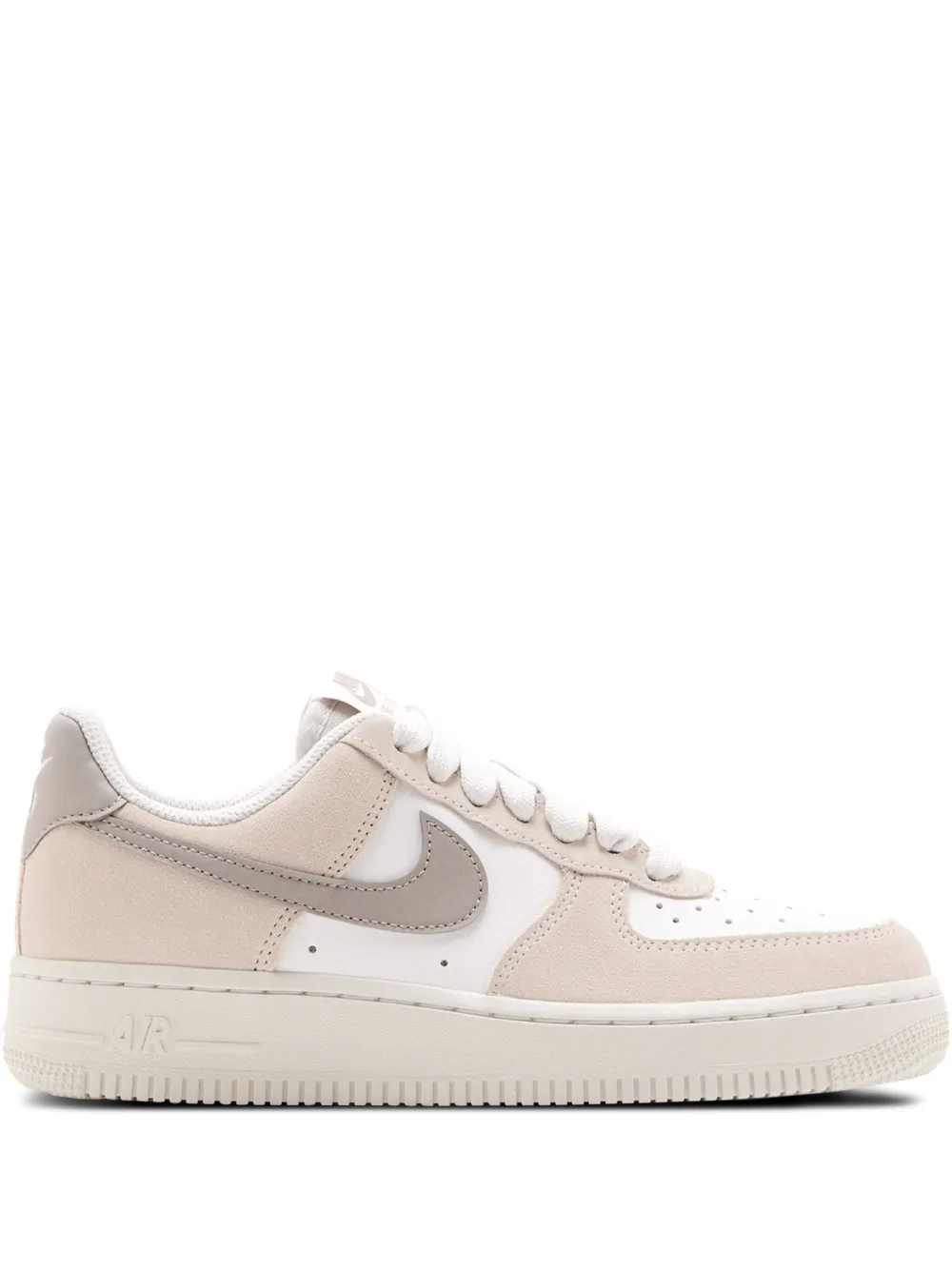 Nike Air Force 1 suede-panel sneakers White