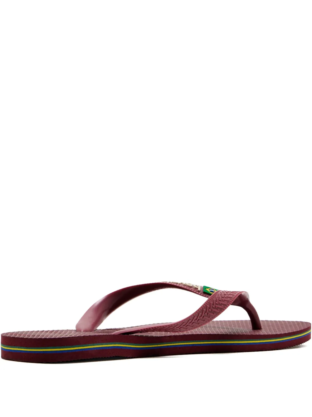 Havaianas logo-embossed flip-flops Red
