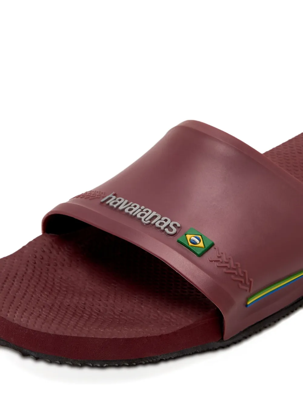 Havaianas Brasil Logo Slides In Red