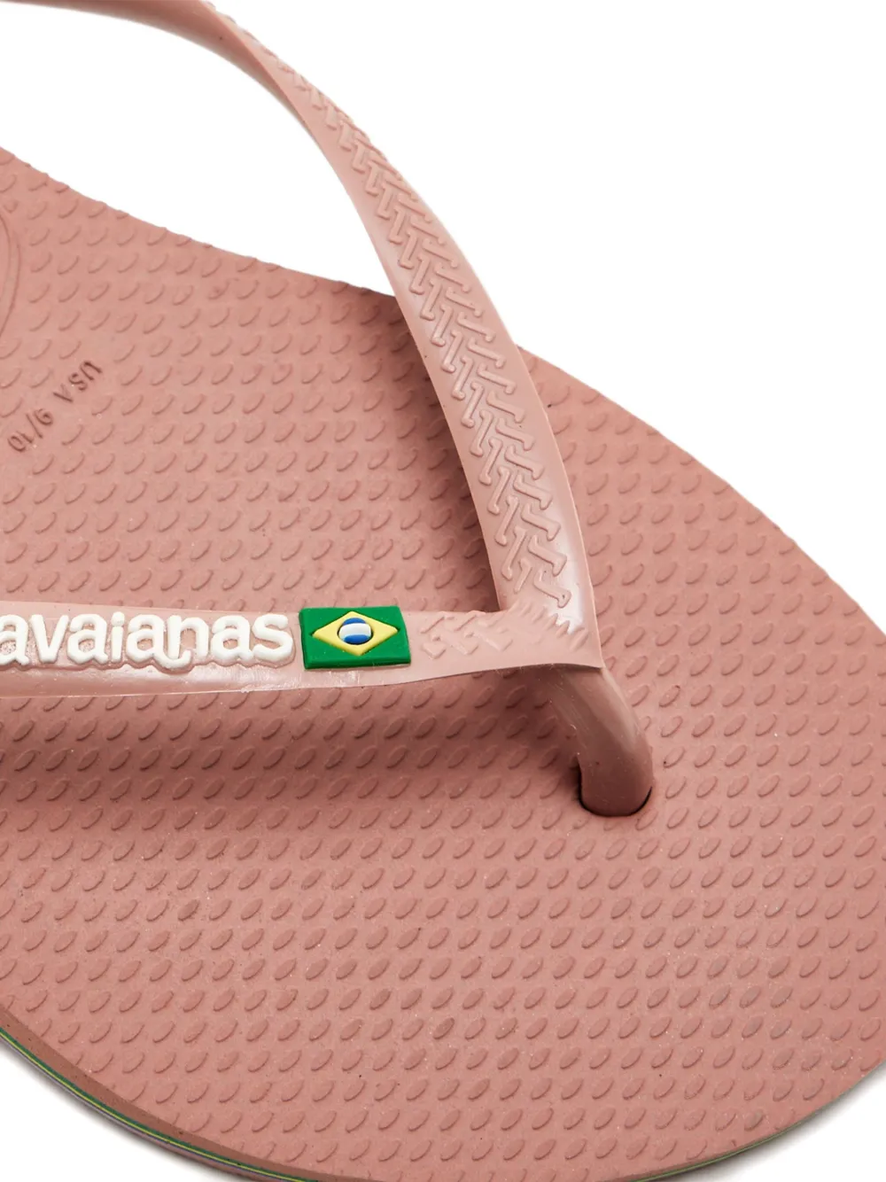 Havaianas Brasil Logo Flip-flops In Pink