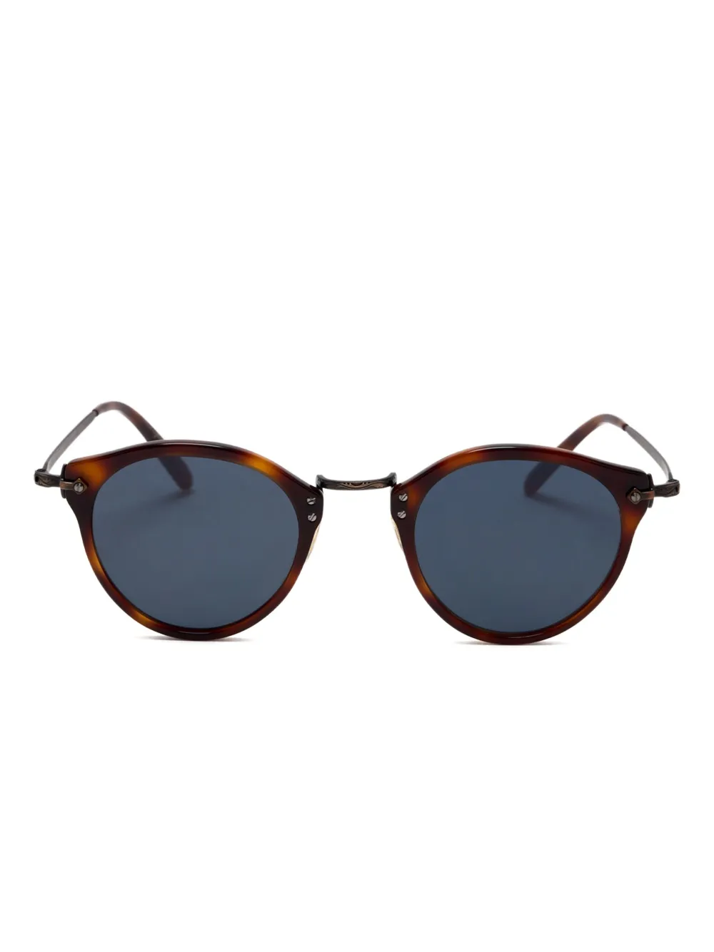 Oliver Peoples round-frame sunglasses - Braun