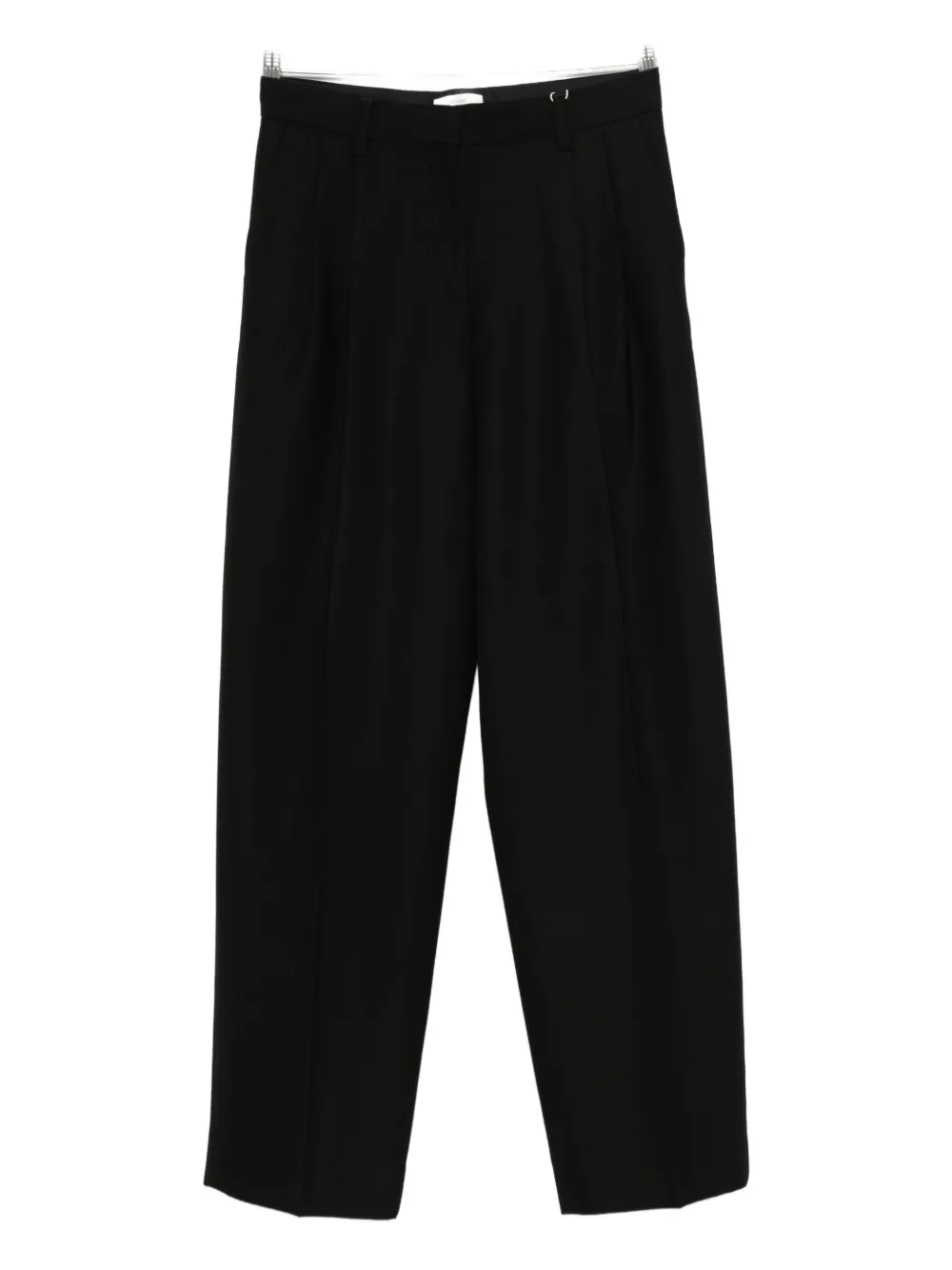 Totême Double-pleat Tailored Trousers In Black