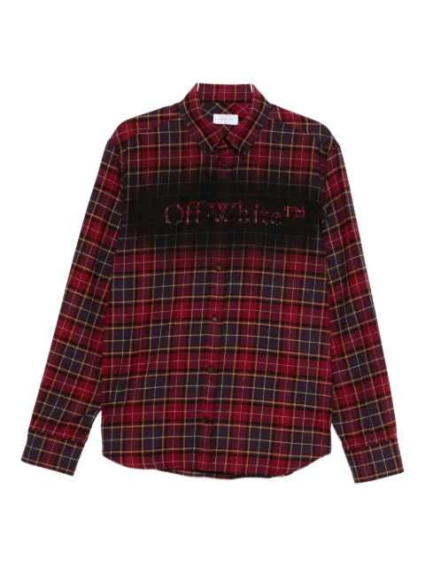 Off-White logo-print shirt