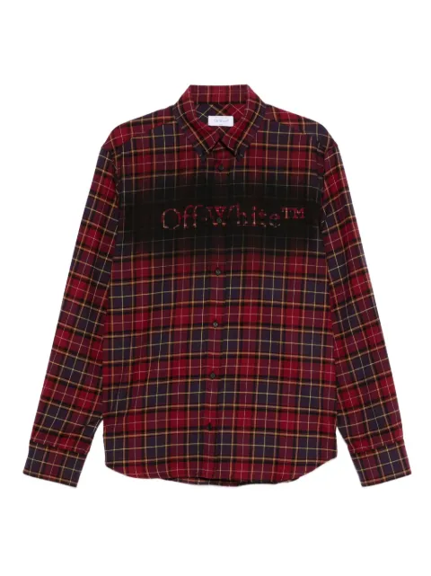 Off-White logo-print shirt
