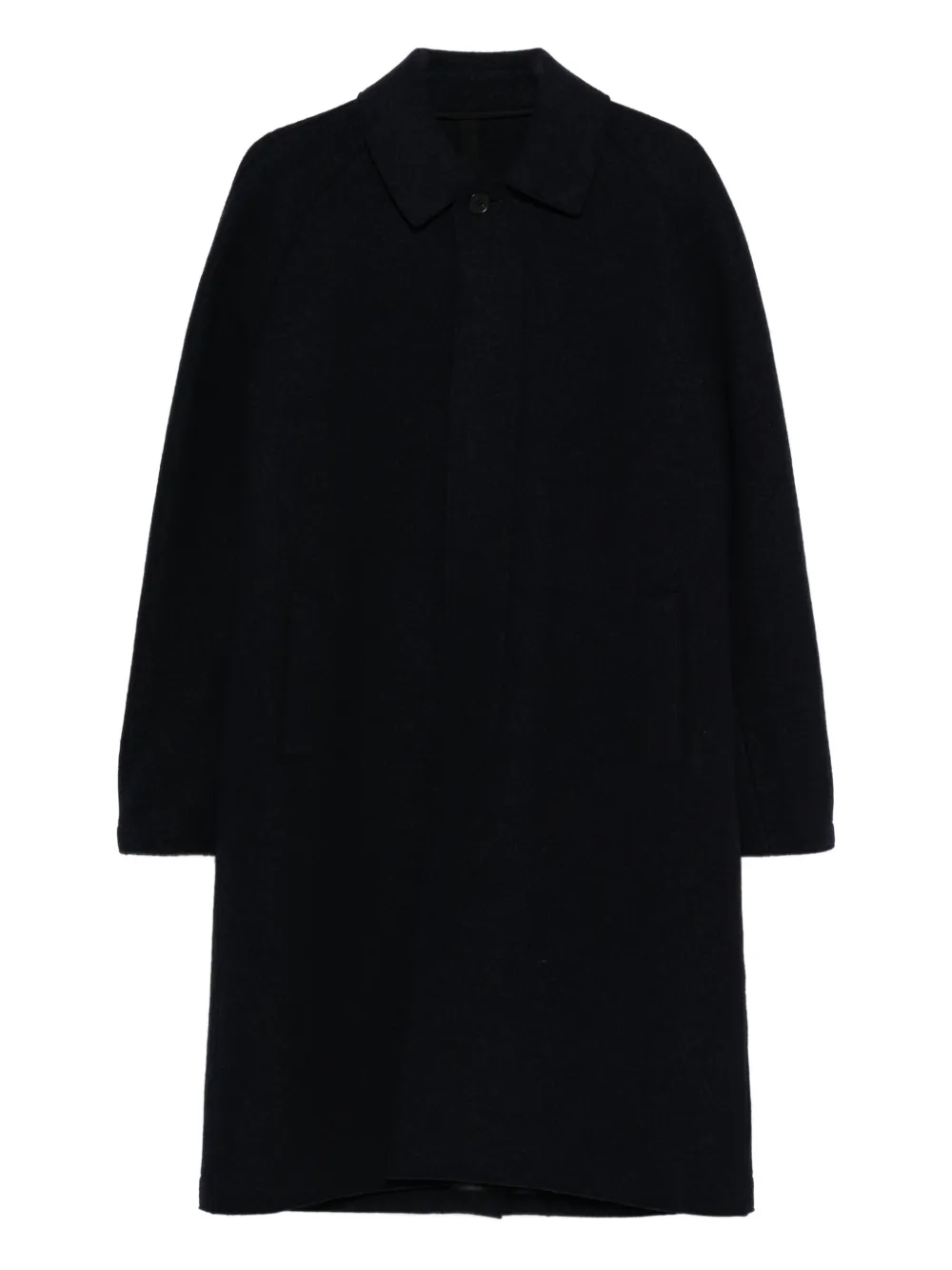 Harris Wharf London raglan-sleeve buttoned coat | Blue | Image 1