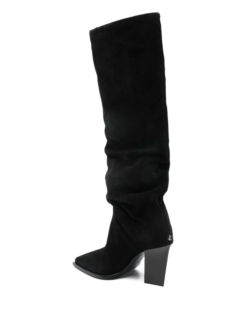Jimmy Choo 85 mm Hart laarzen Zwart