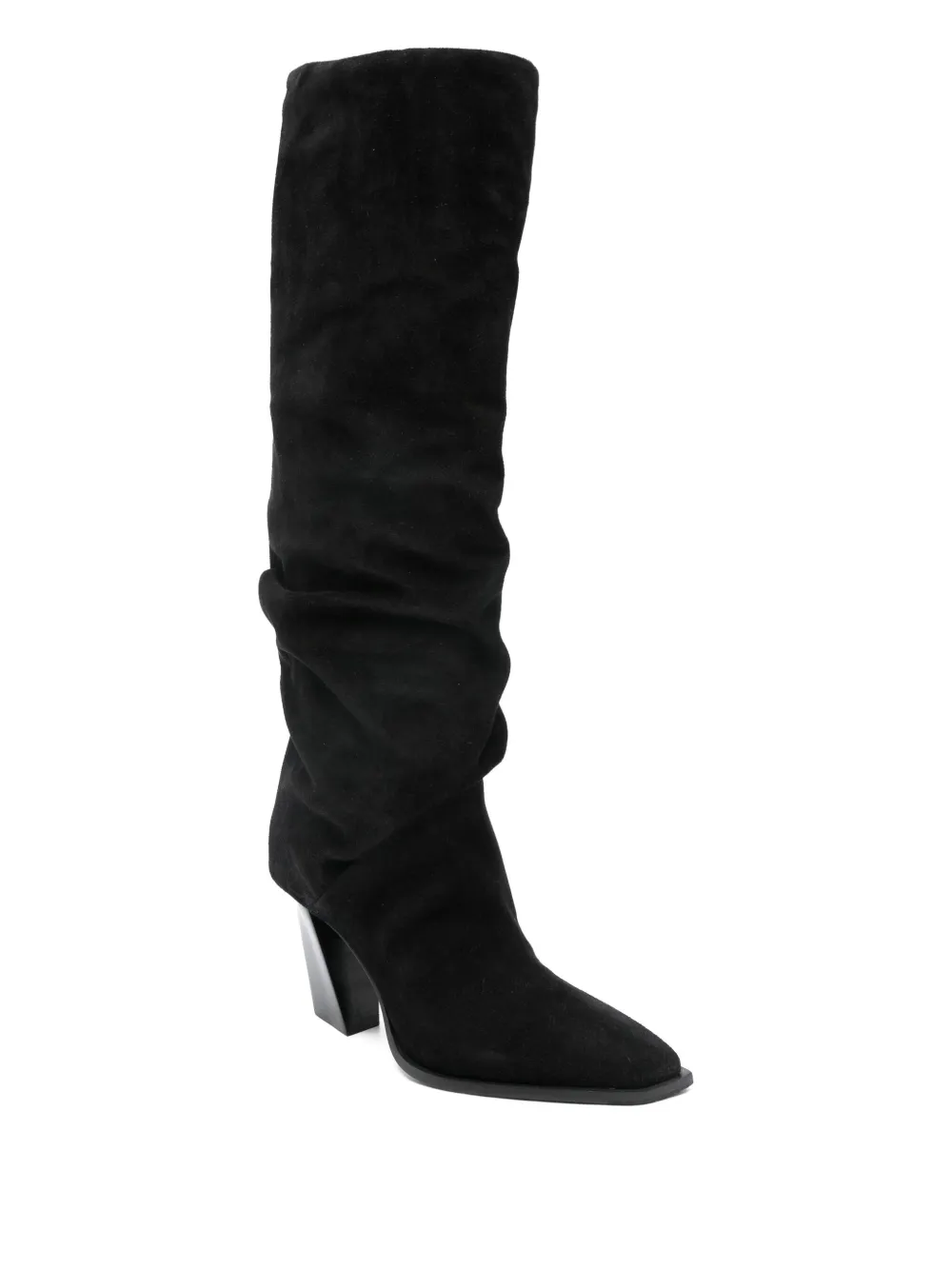 Jimmy Choo 85 mm Hart laarzen Zwart