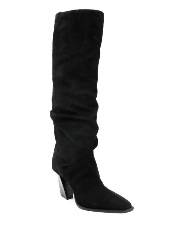 Jimmy Choo 85mm Hart Boots | Black | FARFETCH