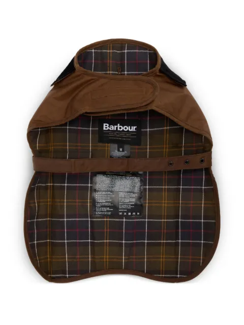 Barbour buckle-fastening logo-patch pet coat