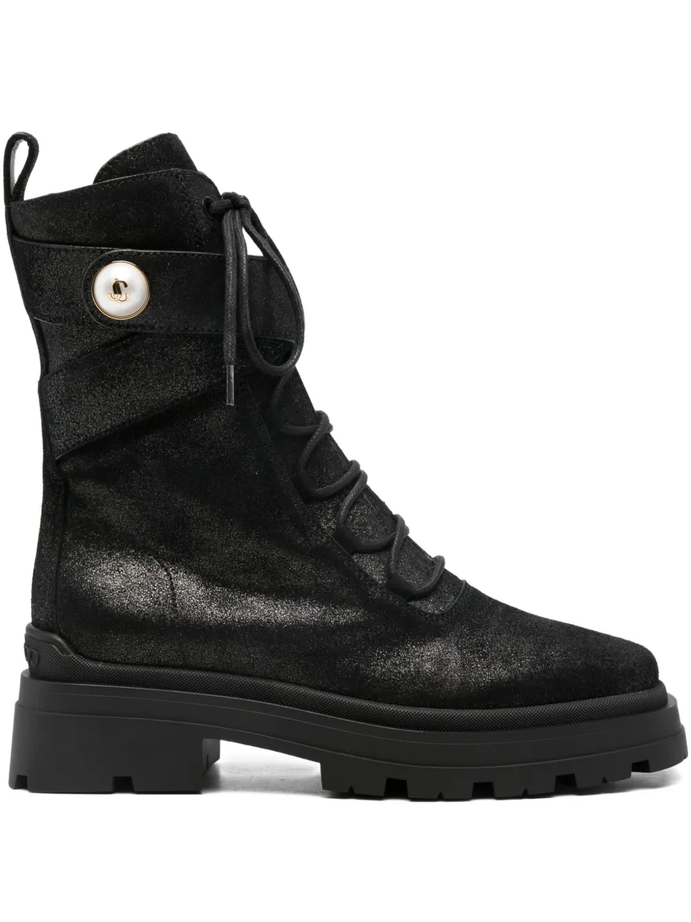 Jimmy Choo 45mm leather boots Black