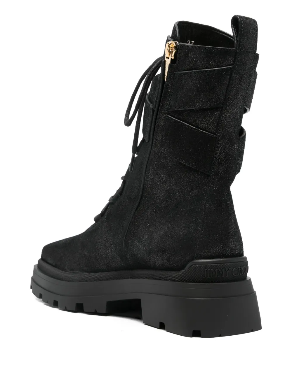 Jimmy Choo 45mm leather boots Black