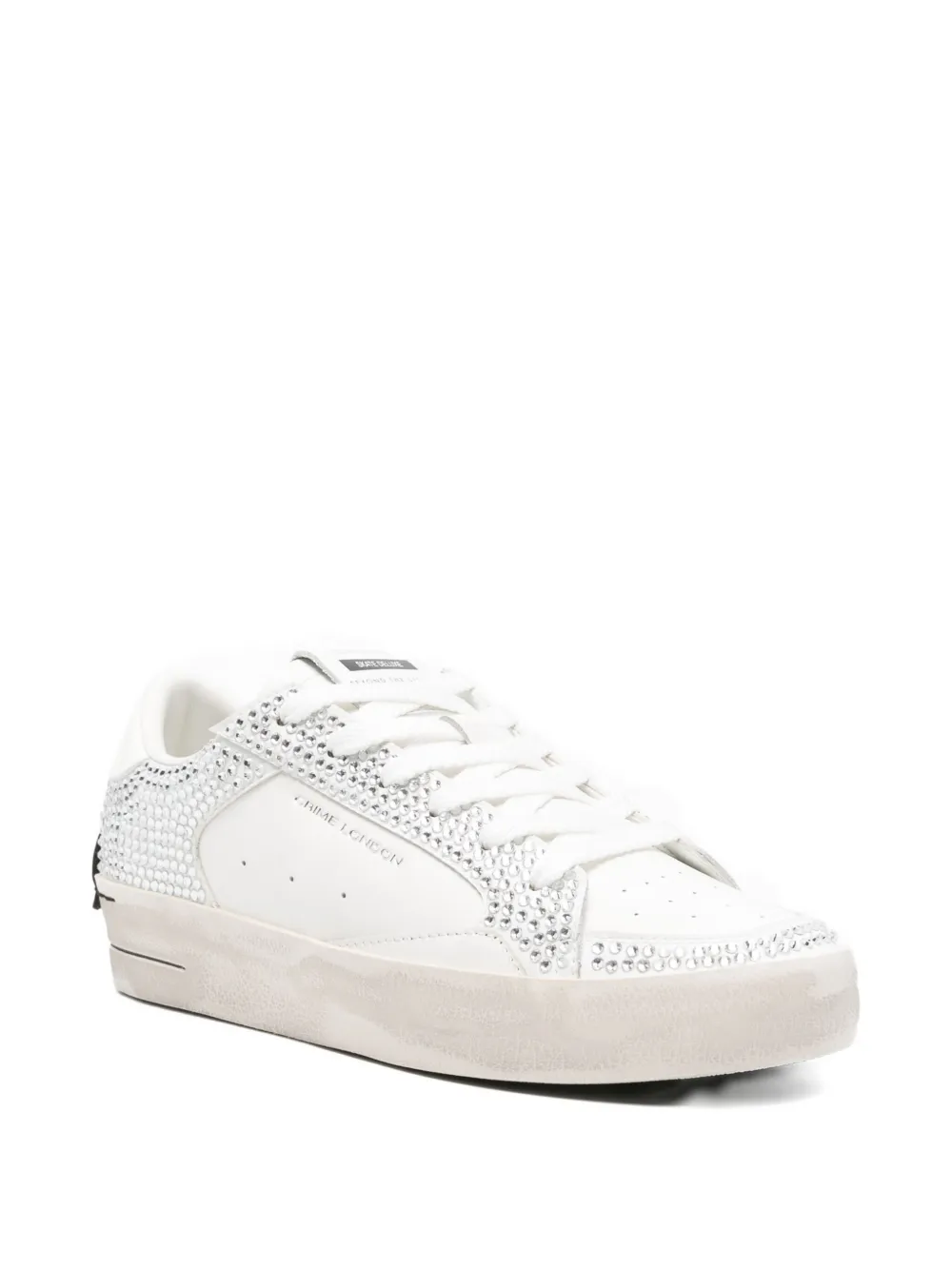 Crime London Sk8 Deluxe crystal-embellished sneakers | Low-Tops | Image 2