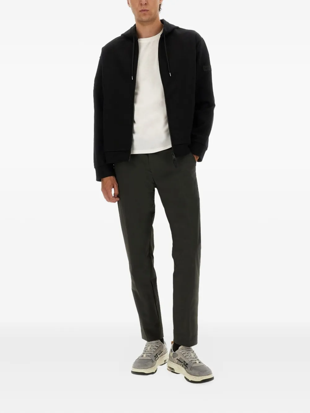 Premiata hoodie de algodón con cierre | Hoodies | Image 2