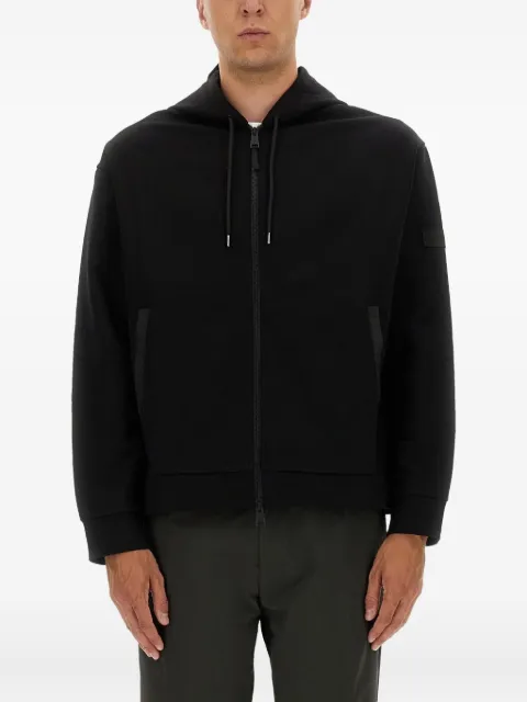 Premiata zip-up cotton hoodie