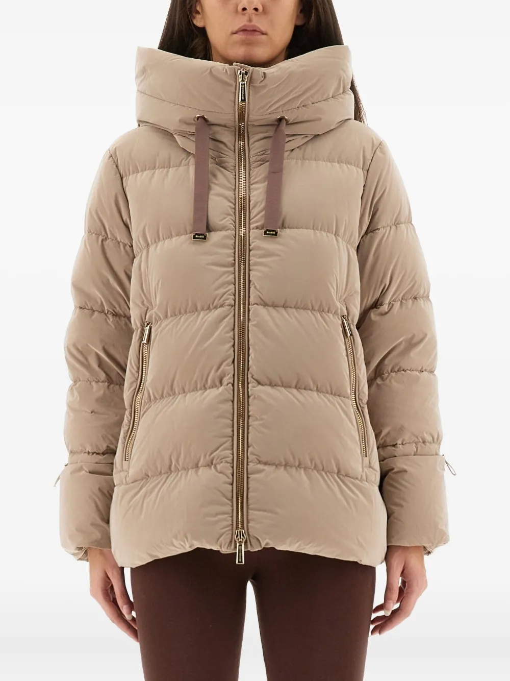 Moorer Gadia hooded jacket | Neutrals | Image 1