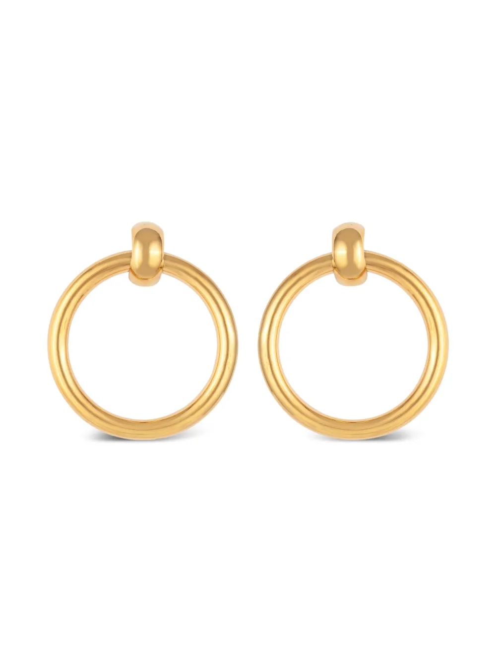 Susan Caplan Vintage 1990s circular-shape earrings | Gold | Image 1