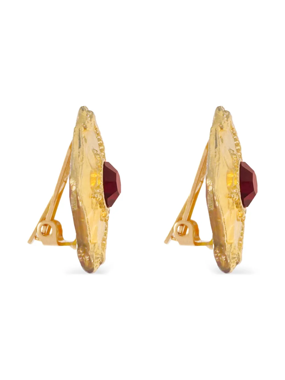 Susan Caplan Vintage 1980 crystal-embellishment earrings | Image 2
