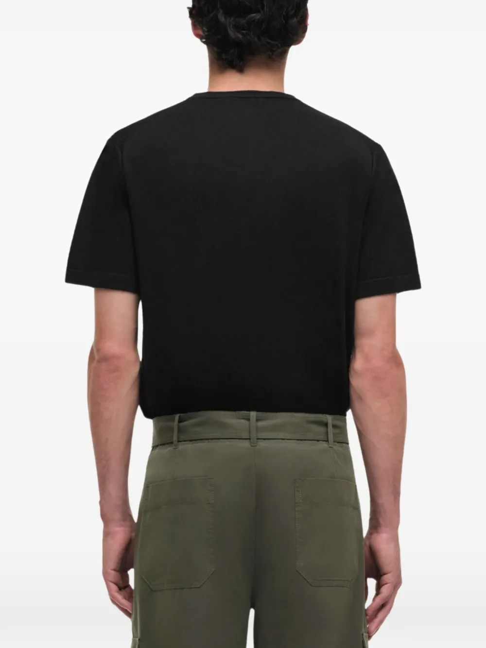 SIMKHAI T-shirt met ronde hals Zwart