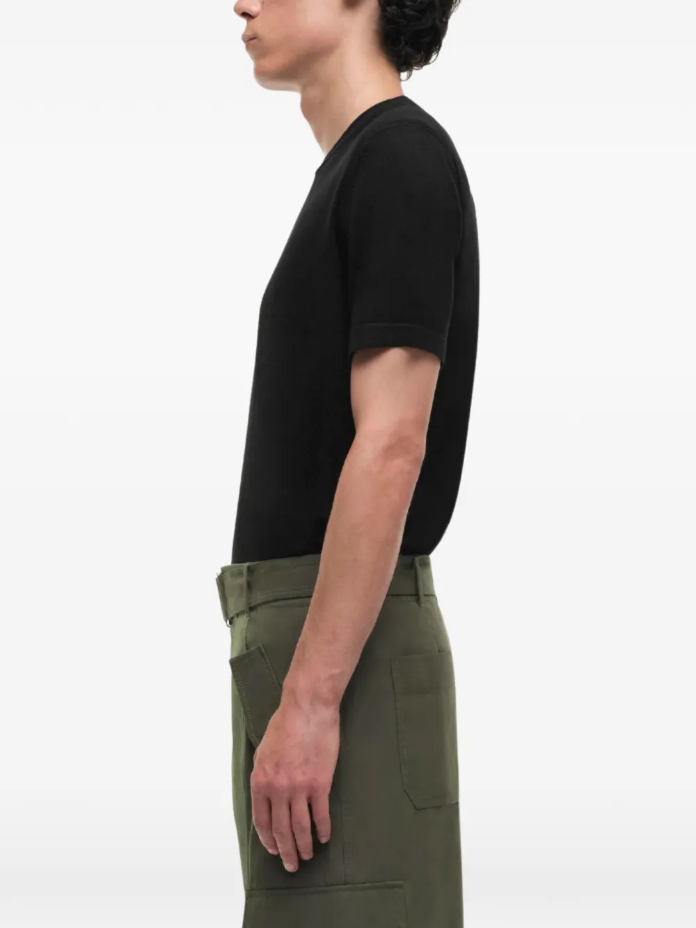 SIMKHAI T-shirt met ronde hals Zwart