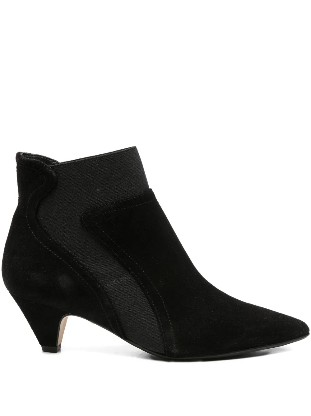 Anna F. pointed-toe elastic-insert boots | Black | Image 1