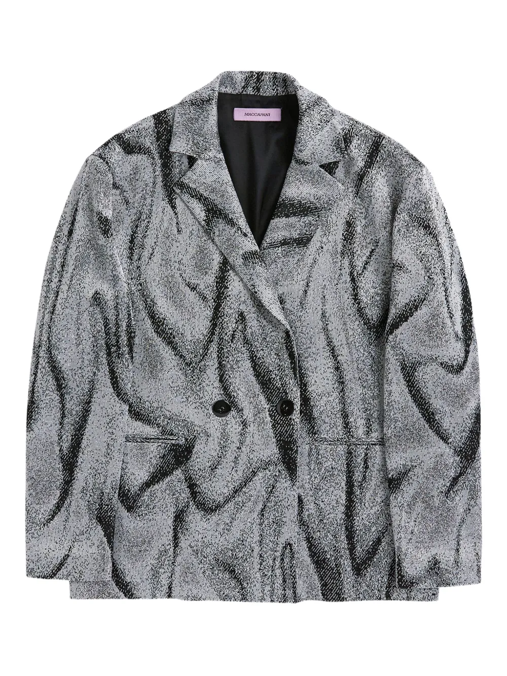 Maccapani Tats swirl blazer - グレー Maccapani Tats swirl blazer - グレー