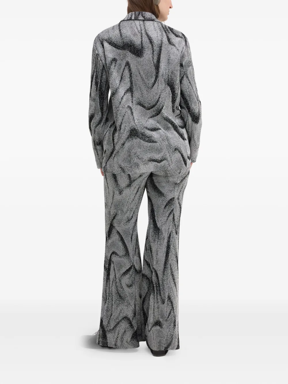 Maccapani Tats Swirl Blazer In Gray