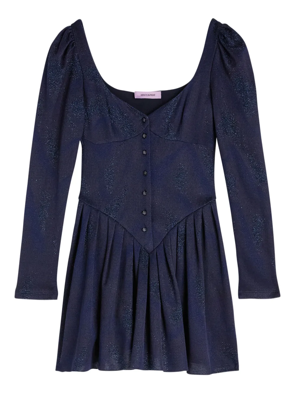Maccapani Ballerina pleated dress - ブルー Maccapani Ballerina pleated dress - ブルー