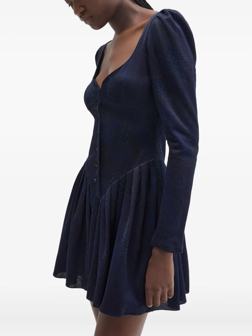 Maccapani Ballerina Pleated Dress In Blue