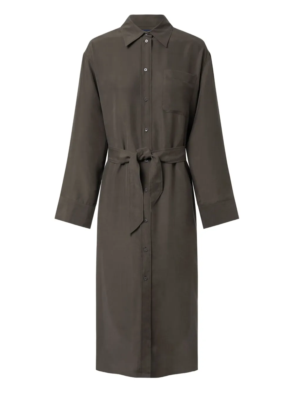 Soeur Long Relaxed Silhouette Coat In Gray