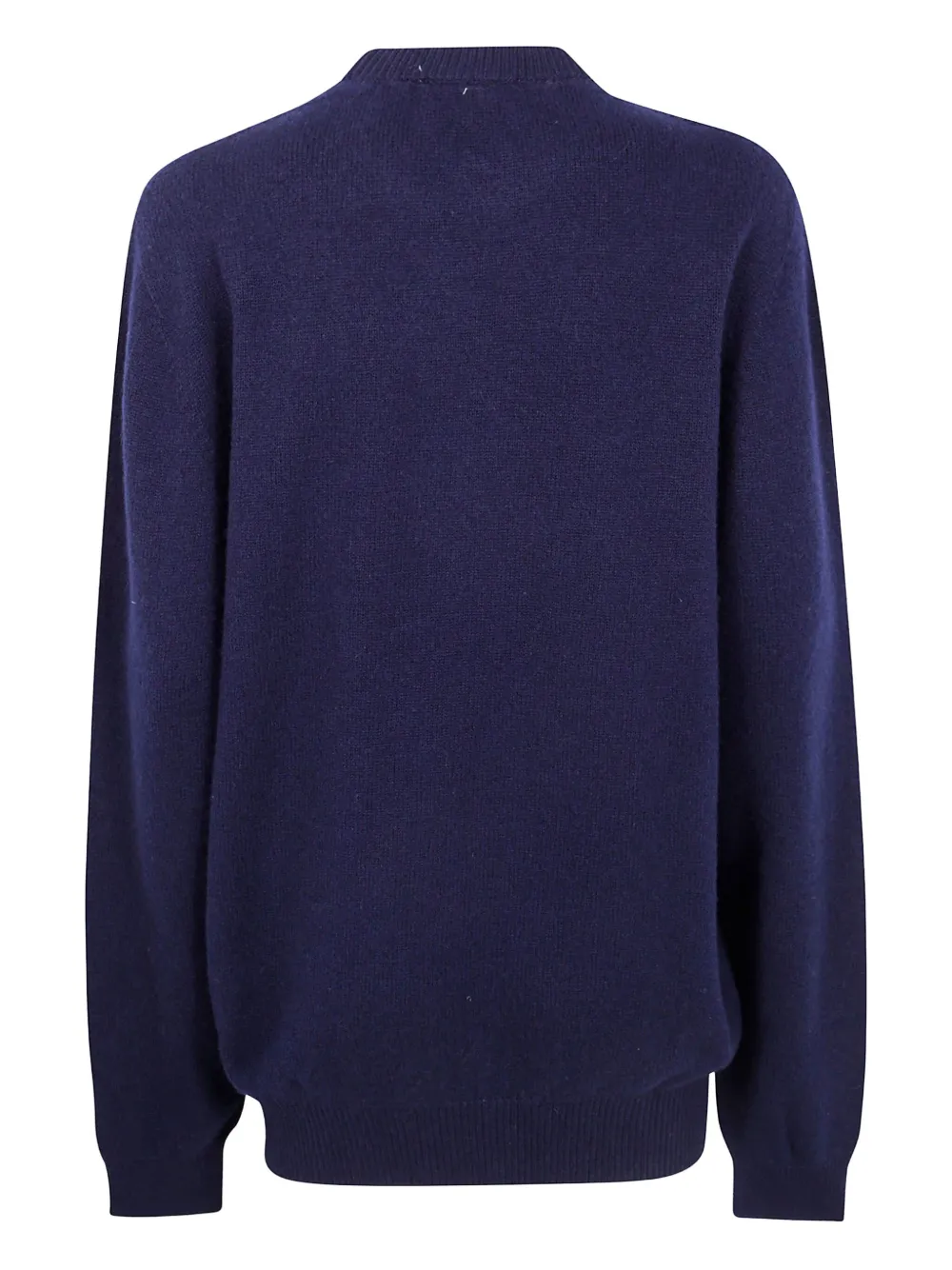Laneus crew-neck merino-wool sweater - Blauw