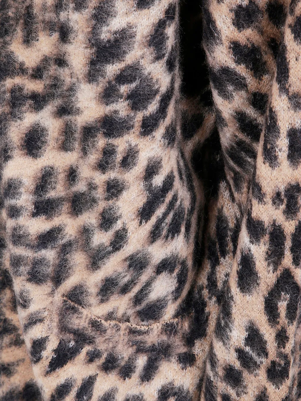 Laneus Leopard-print Button-up Cardigan In Neutral