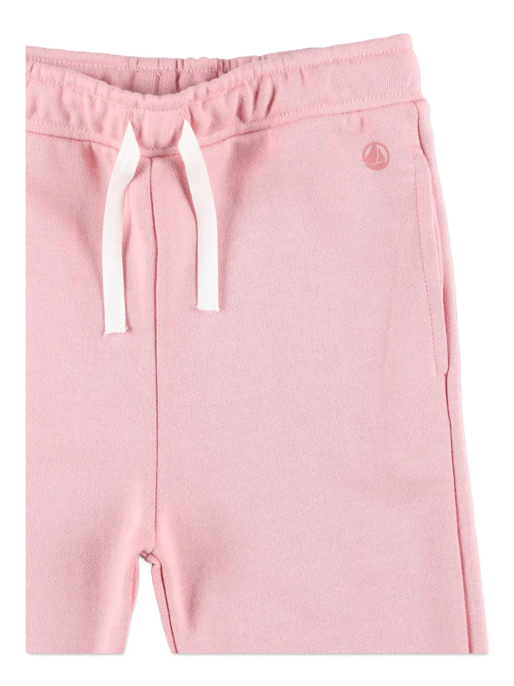 Petit Bateau Drawstring-waist Track Pants In Pink