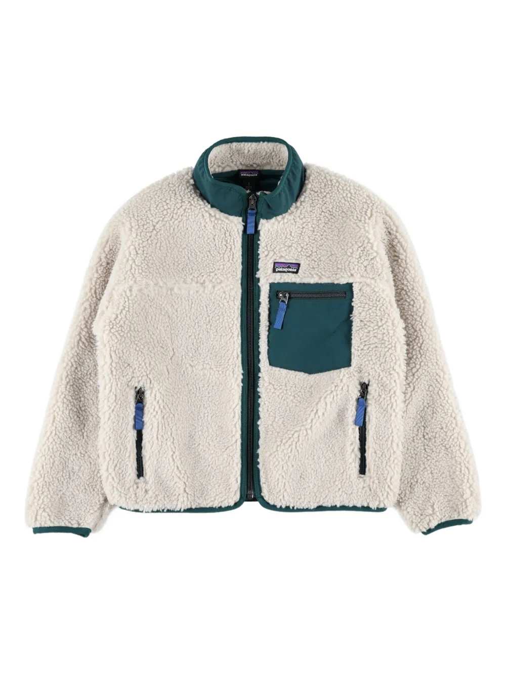 Patagonia Kids ジップ フリースジャケット - ニュートラル Patagonia Kids ジップ フリースジャケット - ニュートラル