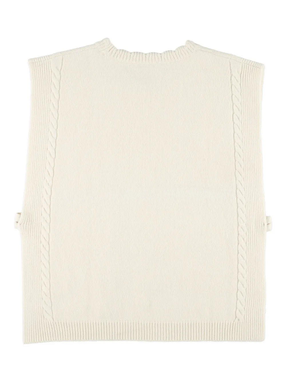Bonpoint cable-knit vest | Girls Jumpers & Knitwear | Image 2