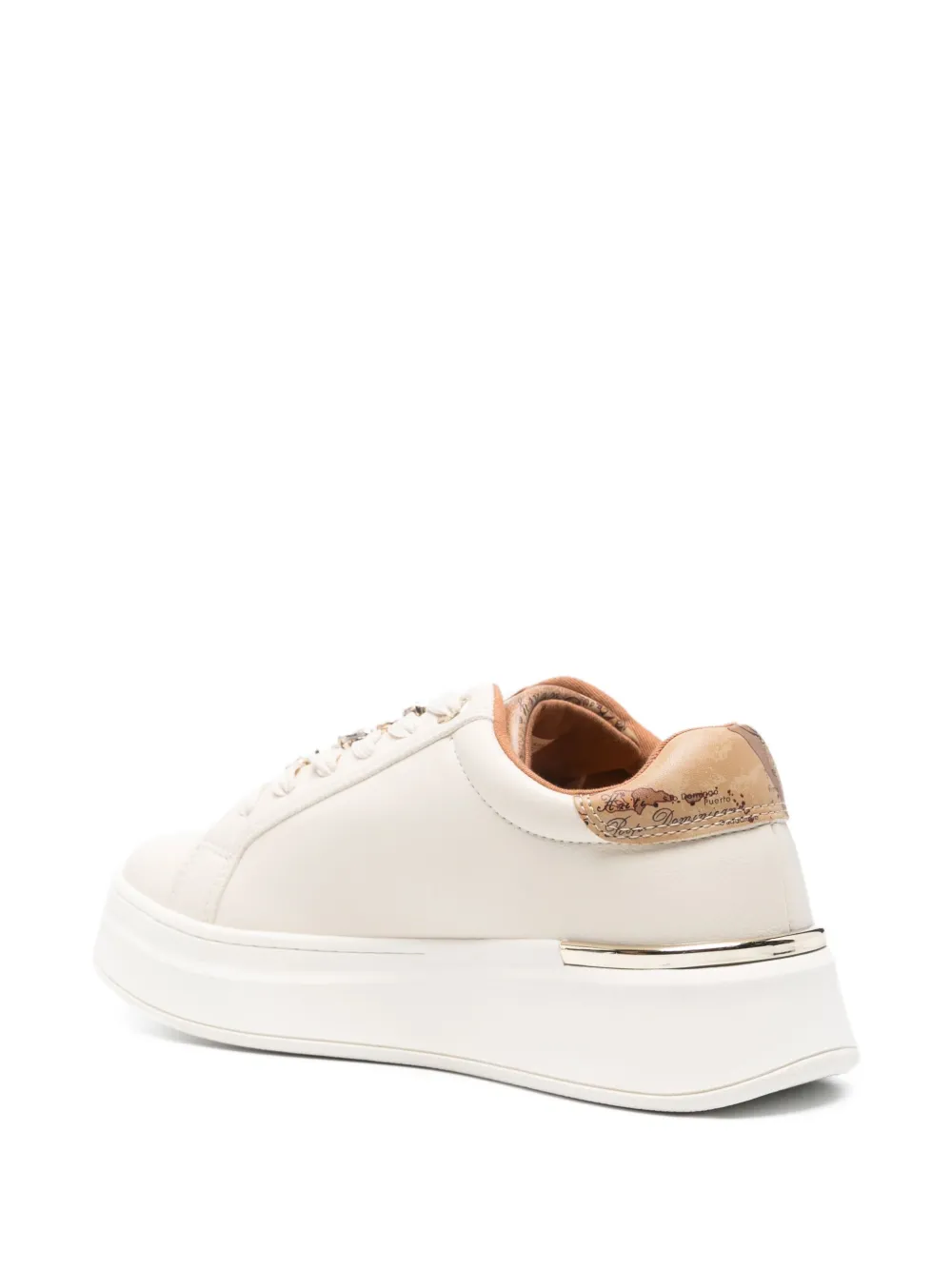 ALVIERO MARTINI 1° CLASSE lace-up platform sneakers White