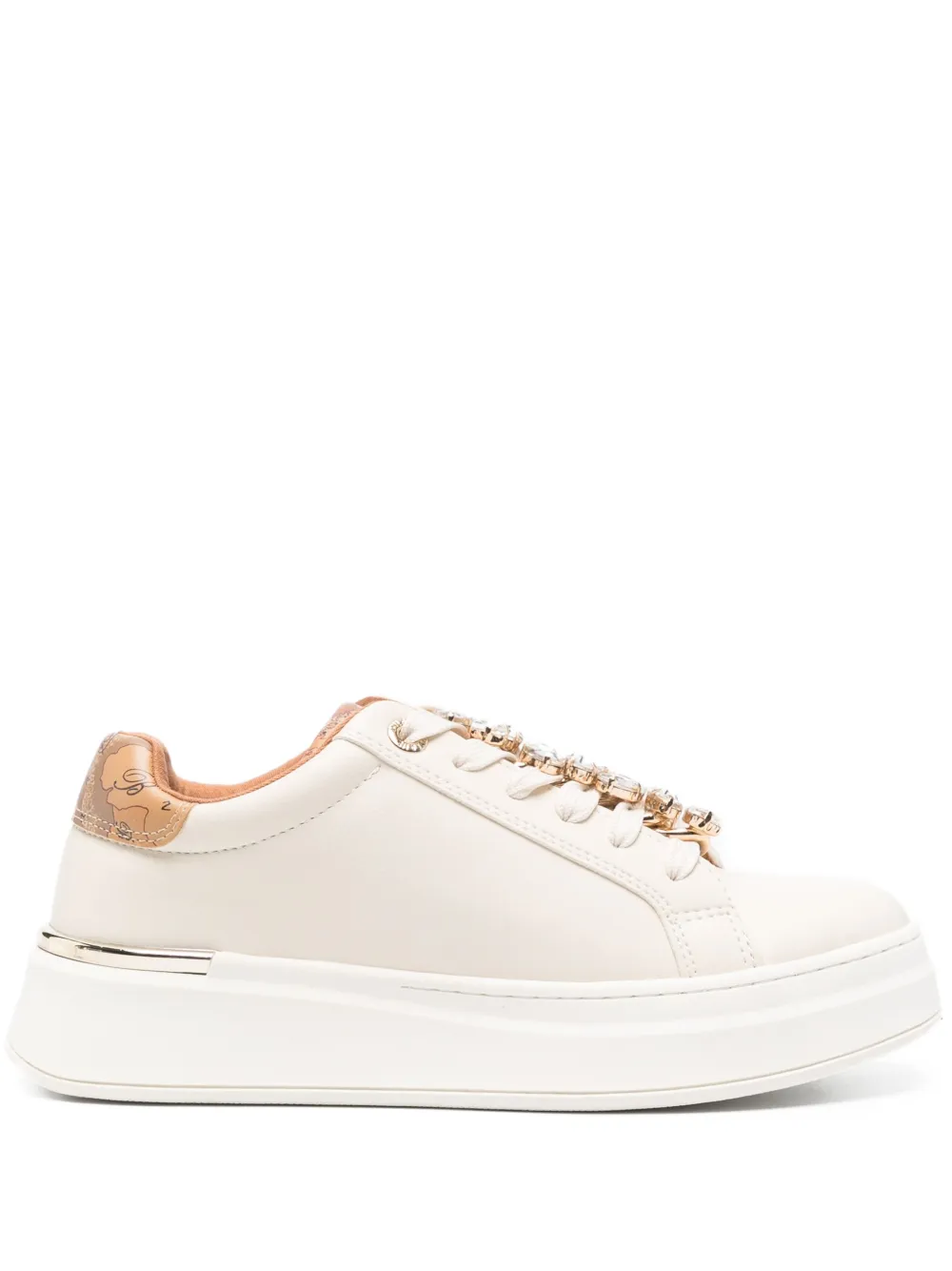 ALVIERO MARTINI 1° CLASSE lace-up platform sneakers | White | Image 1