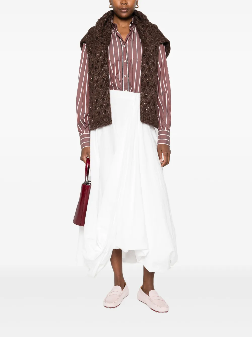 Brunello Cucinelli striped button-fastening shirt | Shirts | Image 2