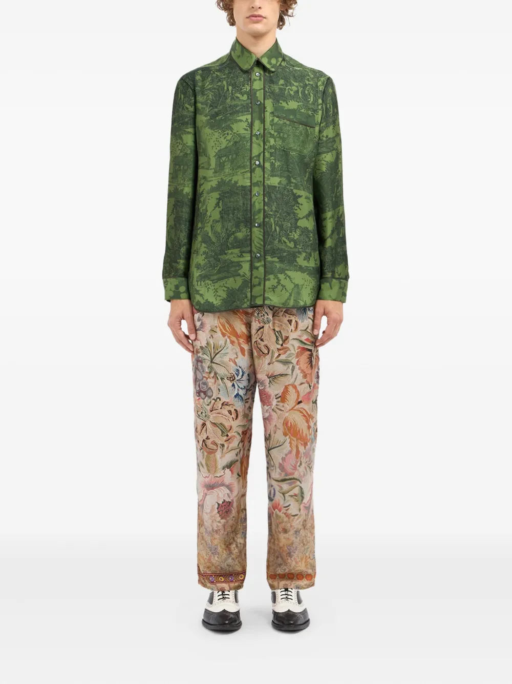 Pierre-Louis Mascia Shirt met lange mouwen Groen