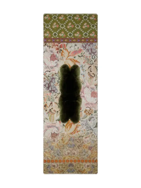 Pierre-Louis Mascia bufanda con motivo floral