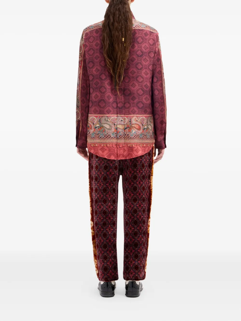 Pierre-Louis Mascia Shirt met paisley-print Rood