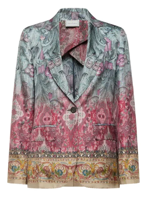 Pierre-Louis Mascia blazer con botones y estampado floral
