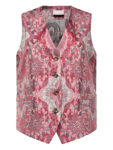 Pierre-Louis Mascia paisley-print buttoned vest