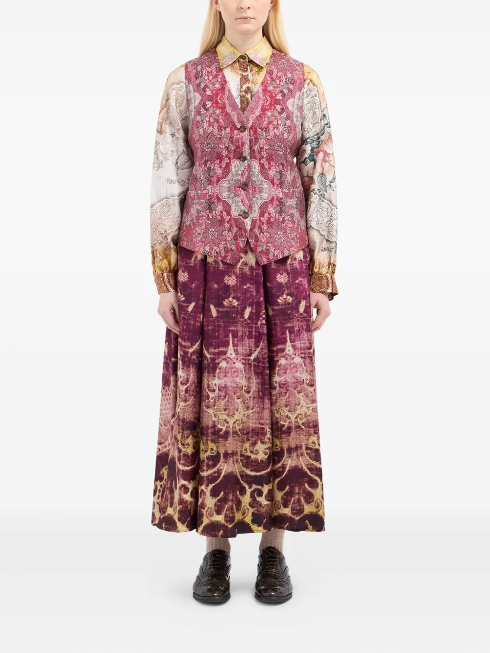 Pierre-Louis Mascia paisley-print buttoned vest | Vests & Tank Tops | Image 2