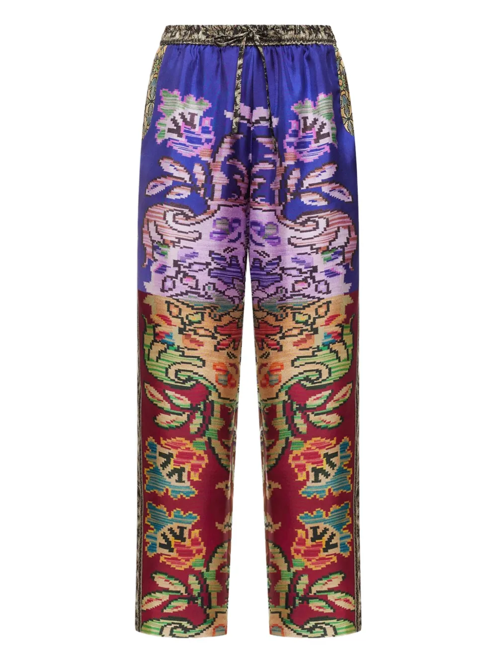 Pierre-louis Mascia All-over Print Trousers In Multi