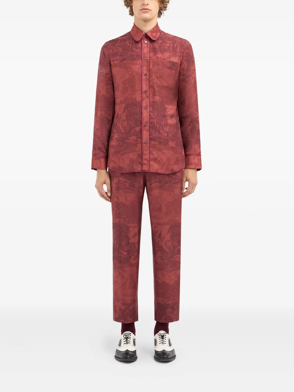 Pierre-Louis Mascia Shirt met lange mouwen Roze